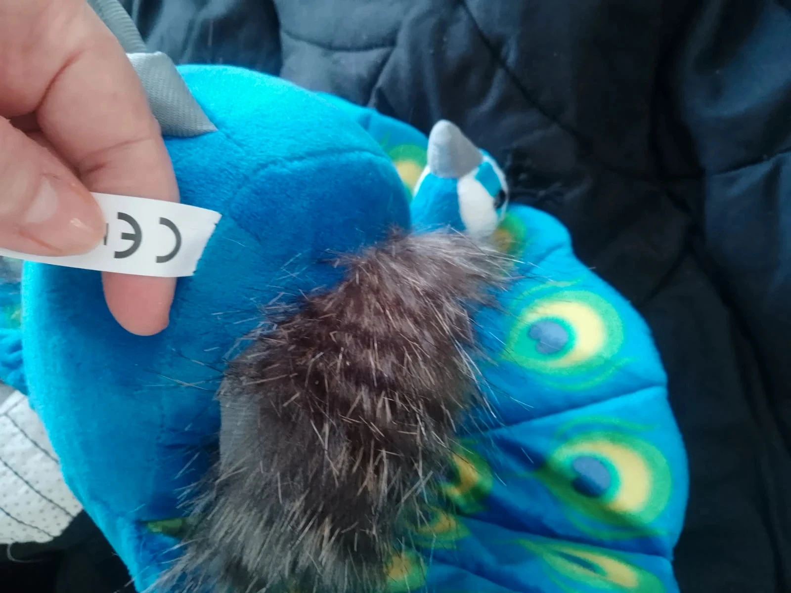 Pretty Blue Peacock Plush – photo 4